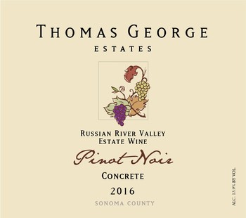 2016 Pinot Noir Cresta Ridge Concrete Estate Single Vineyard