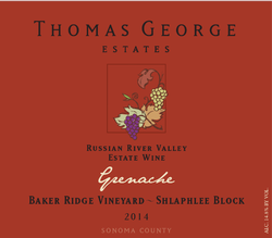 2014 Grenache Baker Ridge Estate Single Vineyard Shlaphlee Block 3L